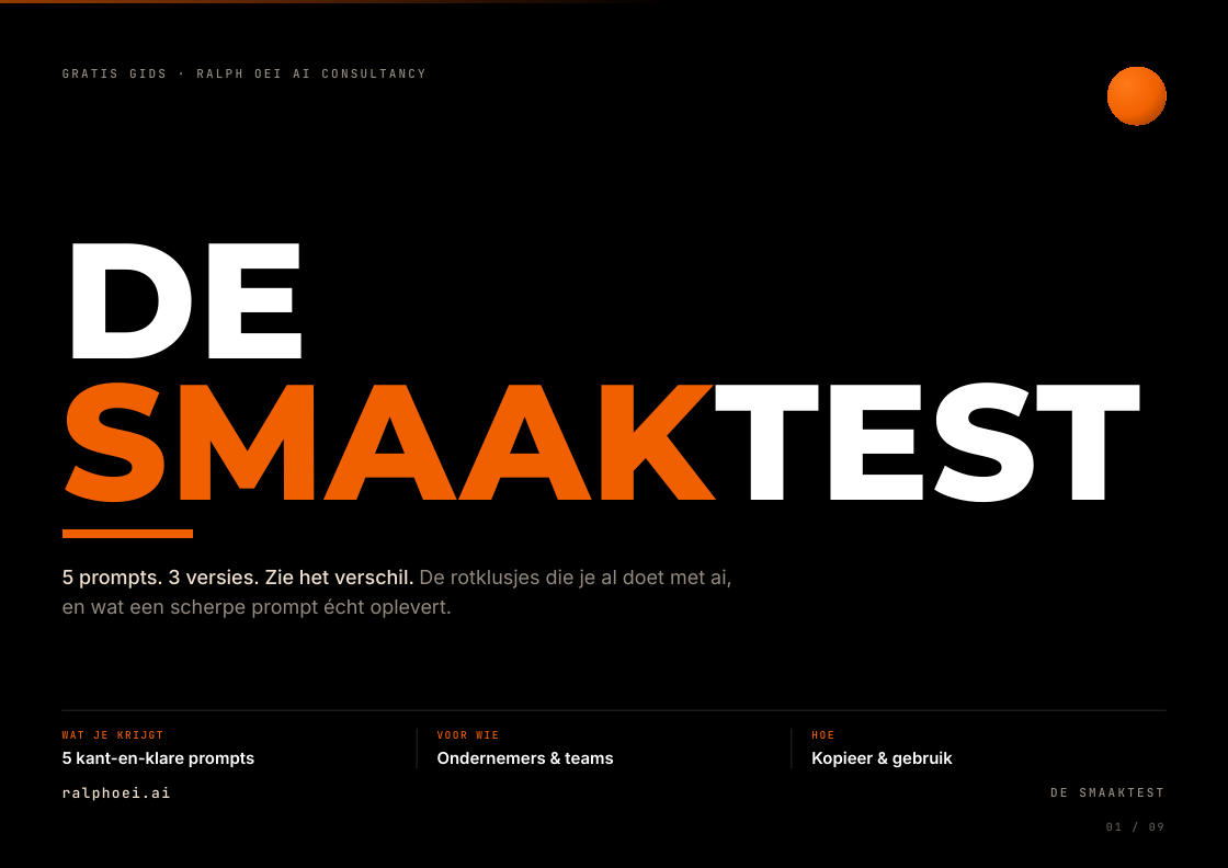 De Smaaktest